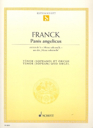 Panis angelicus H-Dur fr Tenor (Sopran) und Orgel (Harmonium)