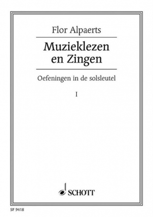 Alpaerts, Flor Muzieklezen en Zingen Vol. 1 Gesang