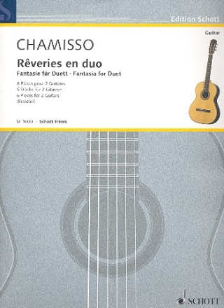 Reveries en duo fr 2 Gitarren Spielpartitur