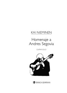 Nieminen, Kai Homenaje a Andres Segovia