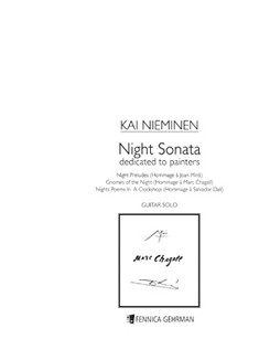 Night Sonatas Gitarre Spielbuch