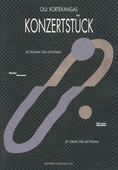 Konzertstck Klarinette, Violoncello und Orchester Partitur