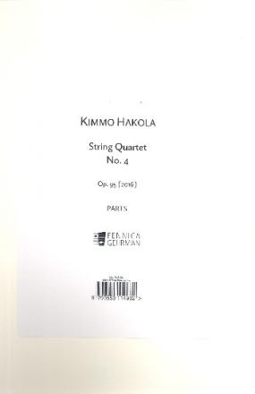 Quartet no.4 op.95 for string quartet parts