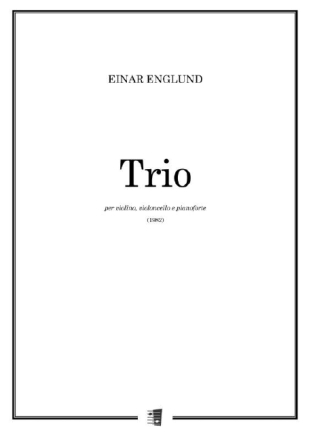 Einar Englund, Piano trio for violin, violoncello and piano Violin, Cello and Piano Set
