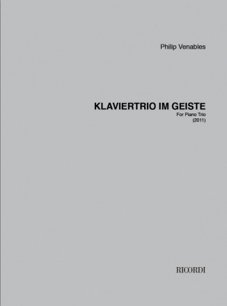 Klaviertrio im Geiste fr Violine, Violoncello und Klavier Partitur und Stimmen