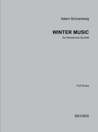 Winter Music for woodwind quintet score and parts
