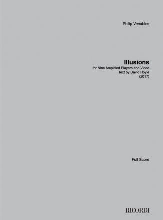 Philip Venables, Illusions (2017) 9 instruments Partitur