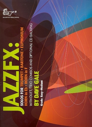 Jazzfx: (+CD) for 1-3 trumpets (baritones/euphoniums) score