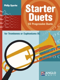 Starter Duets for 2 trombones (euphoniums), bass clef score