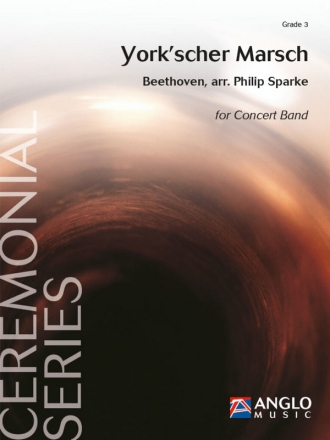 Ludwig van Beethoven, York'scher Marsch Concert Band/Harmonie Partitur