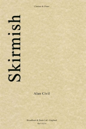 Alan Civil, Skirmish Klarinette und Klavier Buch