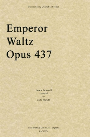 Emperor Waltz, op. 437 for string quartet parts
