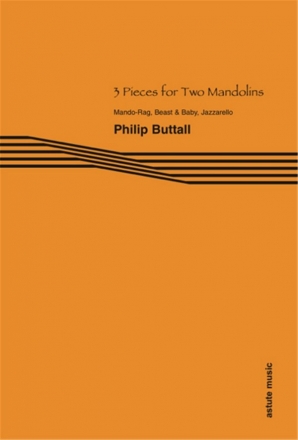 Philip Buttall, 3 pieces for 2 mandolins Mandolin Duet Buch