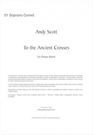 Andy Scott, To the Ancient Crosses Brass Band Stimmensatz