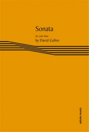 David Cullen, Sonata for solo flute Flte Buch