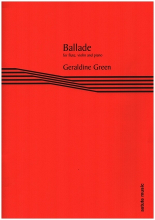 Ballade for flute, violin and piano score and parts