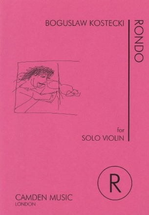 Boguslaw Kostecki, Rondo for violin solo Partitur