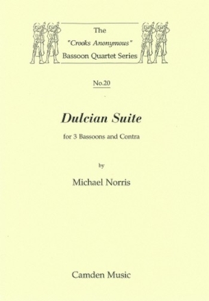 Michael Norris, Dulcian Suite for bassoon quartet (3 bns+contra) Partitur und Stimmen