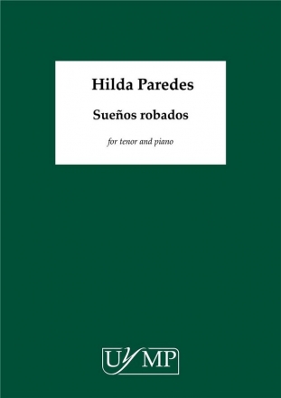 Sueos Robados for tenor and piano vocal score
