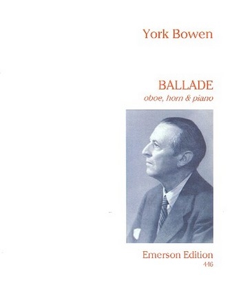 Ballade op.133 for oboe, horn and piano score and parts