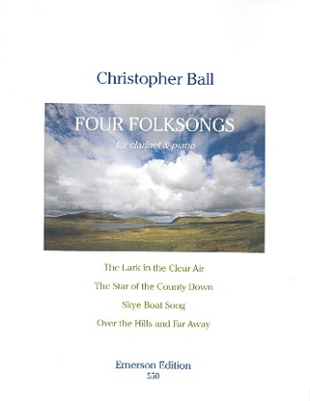 4 Folksongs: for clarinet and piano