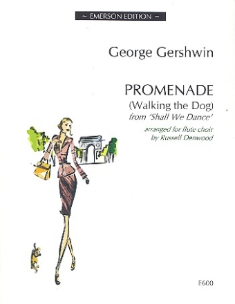 Promenade (Walking the Dog) fr Fltenensemble Partitur und Stimmen