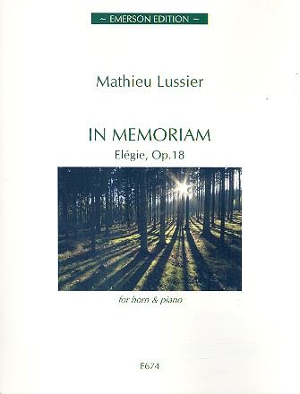 In memoriam op.18 for horn and piano