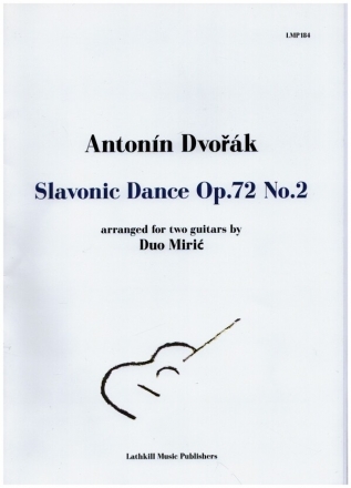 Slavonic Dance op.72,2 for 2 guitars score and parts