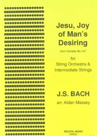 Johann Sebastian Bach Arr: Aidan Massey Jesu, Joy of Man's Desiring string orchestra