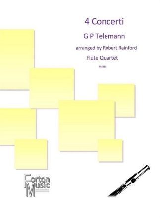 4 Concerti for 4 flutes score and parts