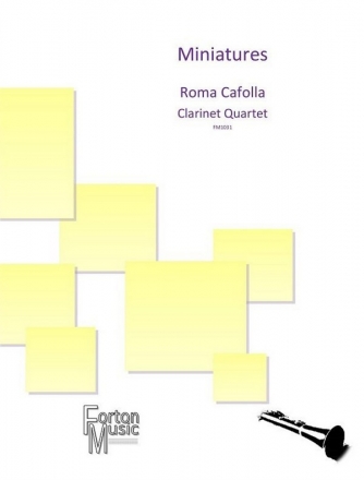Roma Cafolla, Miniatures 3 Clarinets and Bass Clarinet Set