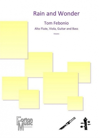 Tom Febonio, Rain and Wonder Alto Flute, Viola, Guitar and Bassoon Set
