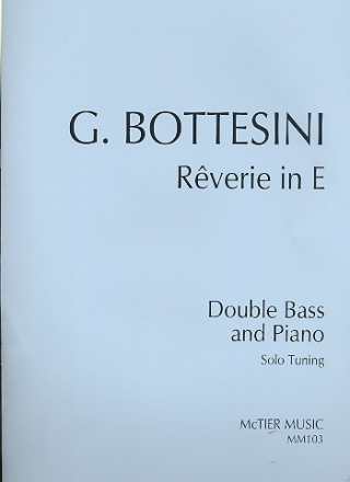 Reverie e major for double bass and piano (solo tuning)