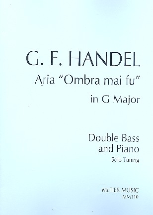 Aria 'Ombra mai fu' (in G Major) for double bass (solo tuning) and piano