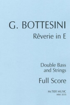 Reverie in E for double bass and strings score and parts
