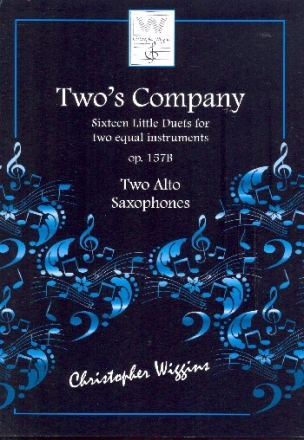 Two's Company op.157b for 2 alto saxophones score