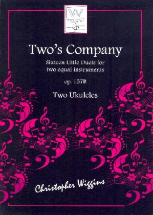 Two's Company op.157b for 2 ukuleles score