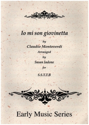 Io mi son giovinetta for 5 recorders (SSTTB) score and parts