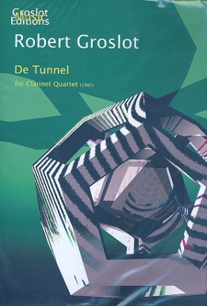 De Tunnel for 4 clarinets score and parts
