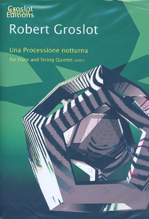 Una processione notturna for flute and string quartet score and parts