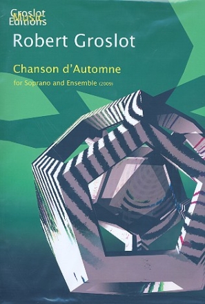 Chanson d'automne for soprano and ensemble score and parts