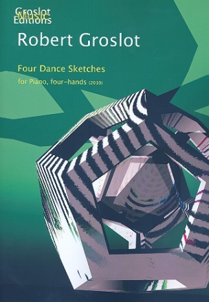 4 Dance Sketches for piano 4 hands score