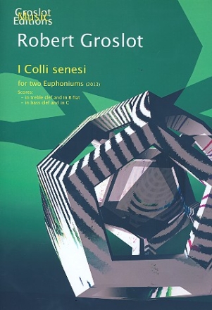 I colli senesi for 2 euphoniums score in treble clef/B flat and in bass clef/C