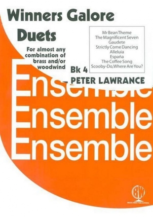 Peter Lawrance, Winners Galore Duets - Book 4 Flexible Ensemble Partitur + Stimmen