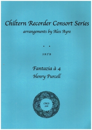 Fantazia  4 for 4 recorders (SATB) score and parts
