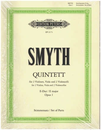 Streichquintett E-Dur op.1 fr 2 Violinen, Viola und 2 Violoncelli Stimmen