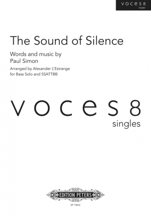 The Sound of Silence fr gem Chor (SSAATTBB) und Bass Solo a cappella Chorpartitur