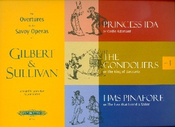 The Overtures to the Savoy Operas of Gilbert and Sullivan vol.1 for piano 4 hands Score