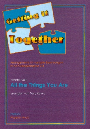All the Things you are fr variable Besetzung Partitur und Stimmen