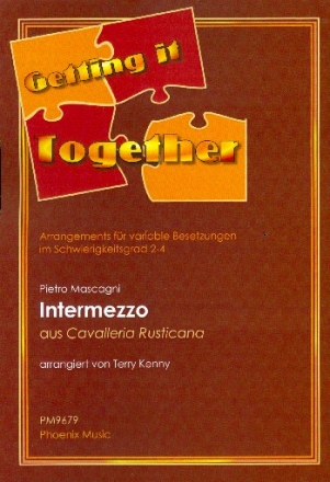 Intermezzo aus Cavalleria Rusticana fr variable Besetzung Partitur und Stimmen